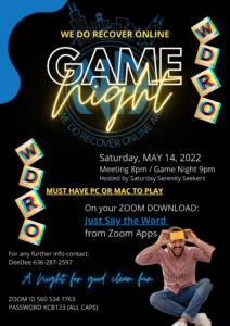 WDRO May 14 Game Night 